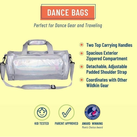 Wildkin Holographic Dance Bag - Picture 3 of 7